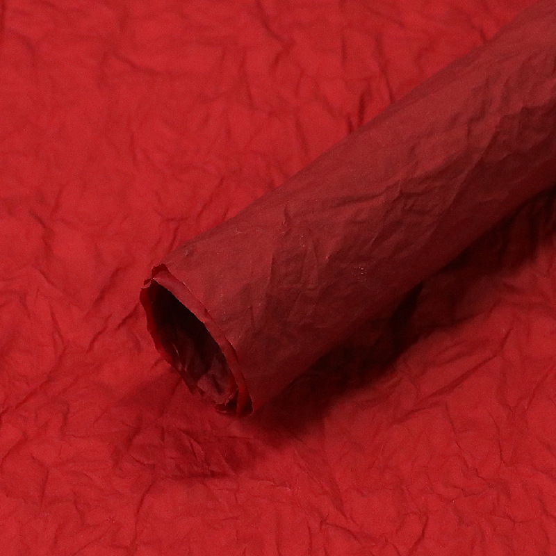 Papel de Regalo Rojo con Diseño de Flores para Bodas, Papel Festivo, Papel de Arte, Materiales de Embalaje Florales, Embalaje de Flores para Manualidades