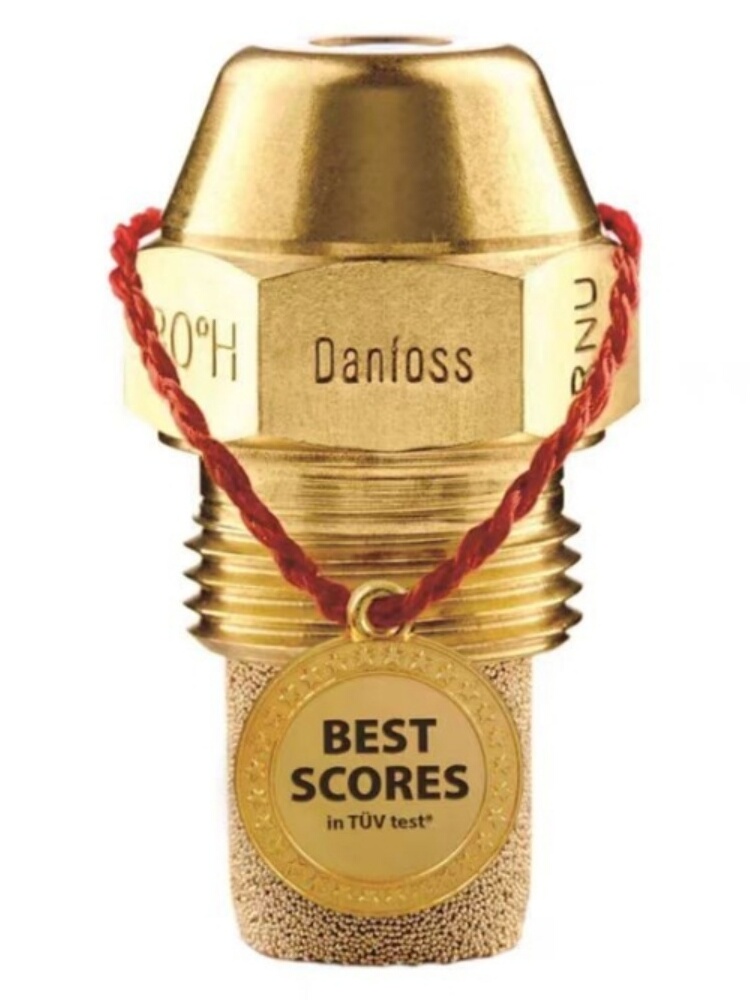 ✅油嘴燃烧机柴油气化灶植物油雾化喷咀Danfoss黄铜甲醇喷