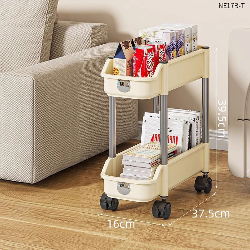 NE17B-샌드위치 수납선반 16cm 2단