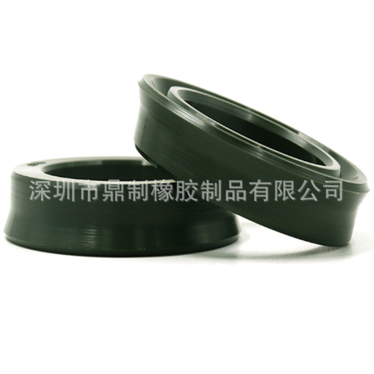 UPI活塞油封 防尘密封圈 聚氨酯墨绿色UPI型轴孔活塞通用密封圈