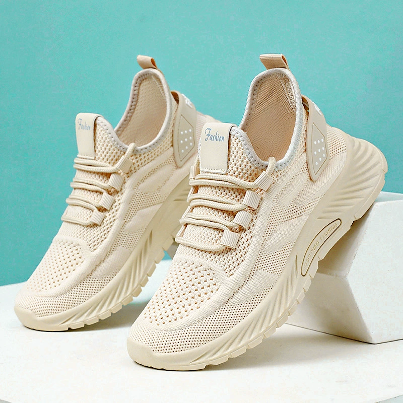 Новые весенние женские кроссовки: дышащие, модные, повседневные, спортивные, с мягкой подошвой, для бега.