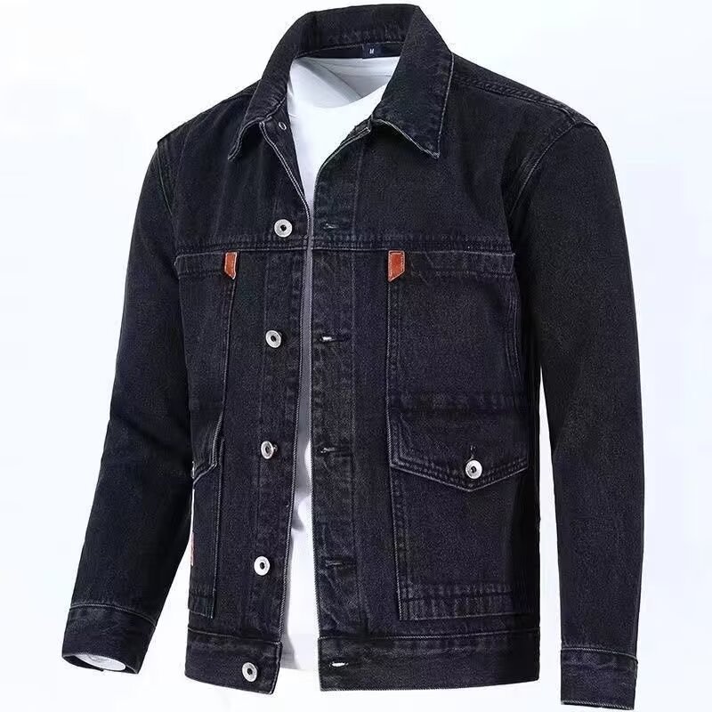 Primavera y otoño Denim coat hombres 2022 nueva marca de moda japonesa multi-Bolsillo ropa de trabajo suelta más tamaño chaqueta de los hombres