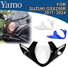 适用 铃木 GSX250R 17-24年改装白幽灵外壳装饰盖前大灯保护配件