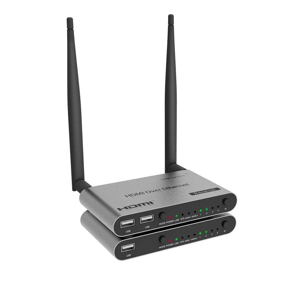 运作 HDMI беспроводной удлинитель 200м KVM WiFi беспроводная схема мышь клавиатура дистанционное управление расширение