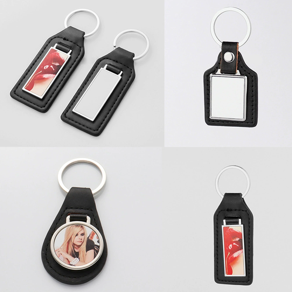 Creative metal keychain, simple and elegant design, wholesale