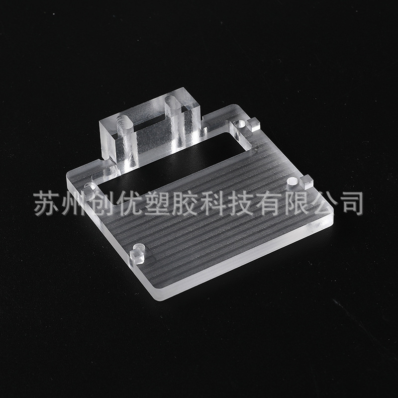 PC板 雕刻加工 设备透明pc挡板硬板透明塑料板耐力板折弯粘黏加工