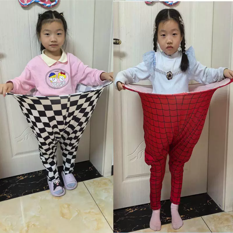 外贸新款投球趣味游戏活动黑白红格奶奶庭院裤子户外游戏投球玩具