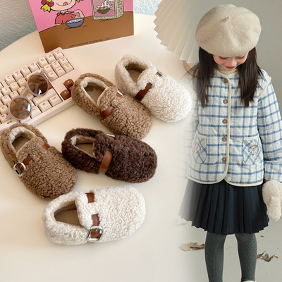 Зимняя детская утепленная удерживающая тепло обувь в стиле Birkenstock Boston с низким вырезом, стиль «принцесса»