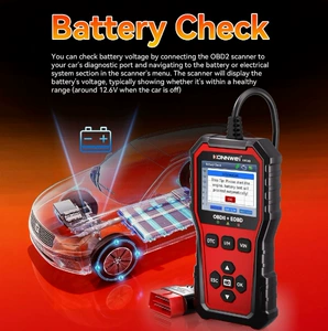 KW340 OBD2 Avtomobil Mühərriki Diaqnostik Skaneri və Nəqliyyat Kompüteri