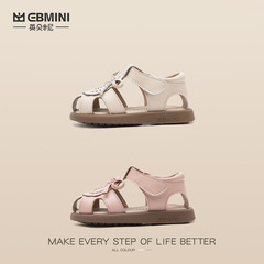 Inbamiini 2024 New Summer Soft Sole Sandals Casual Breathable Princess Shoes Fashion Comfy Girl Baby First Steps Shoes