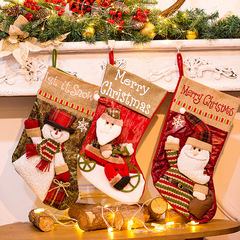 クリスマス装飾クリスマスソックスかわいいクリエイティブ大型クリスマスギフトソックスホリデーギフトバッグキャンディーバッグ子供のギフト