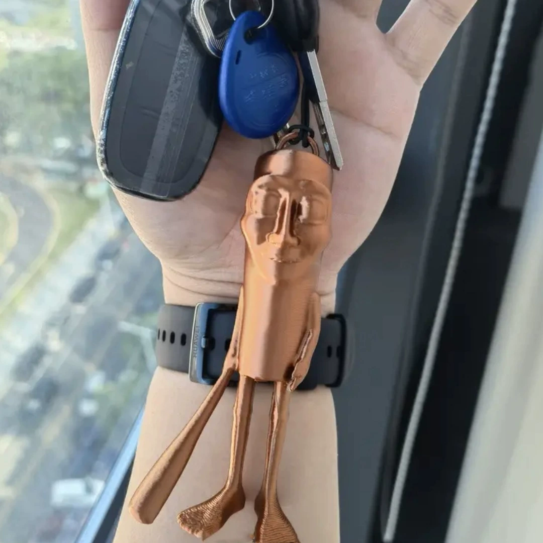 (Cross-border trading), funny statue, keychain, creative minifigure