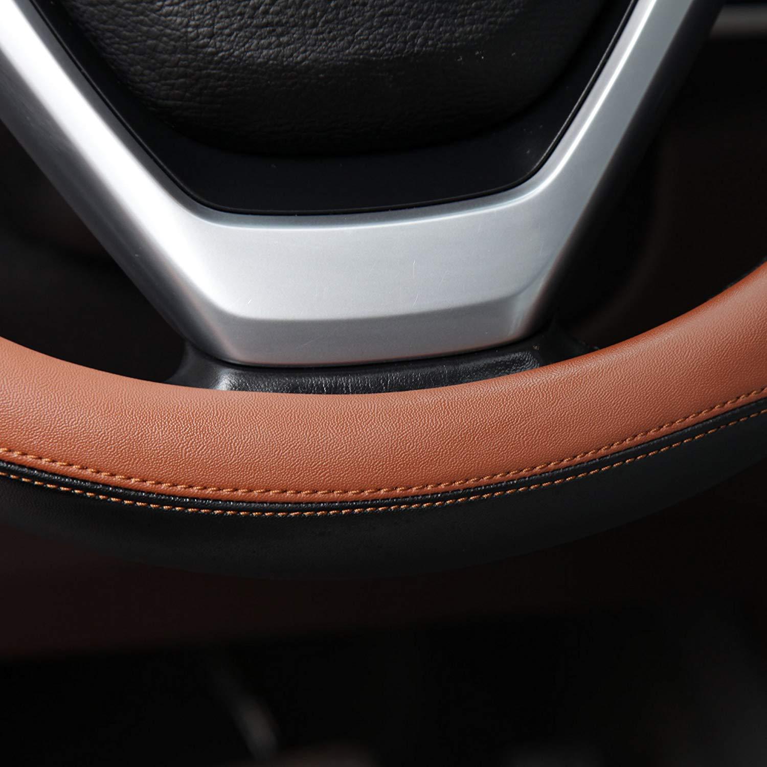 Car steering wheel cover made of ultra-fine microfiber leather, universal handle cover, cross-border version