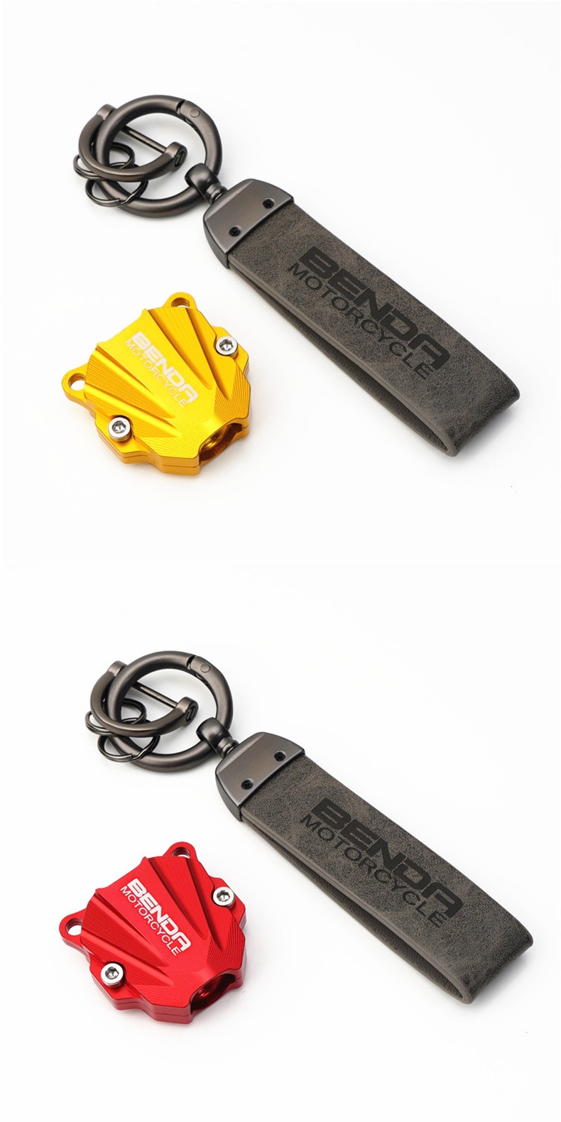 Suitable for Benda Napoleon Chinchilla 450 500 Black Flag 500 Liao 700 Modified Aluminum Alloy Key Shell Buckle