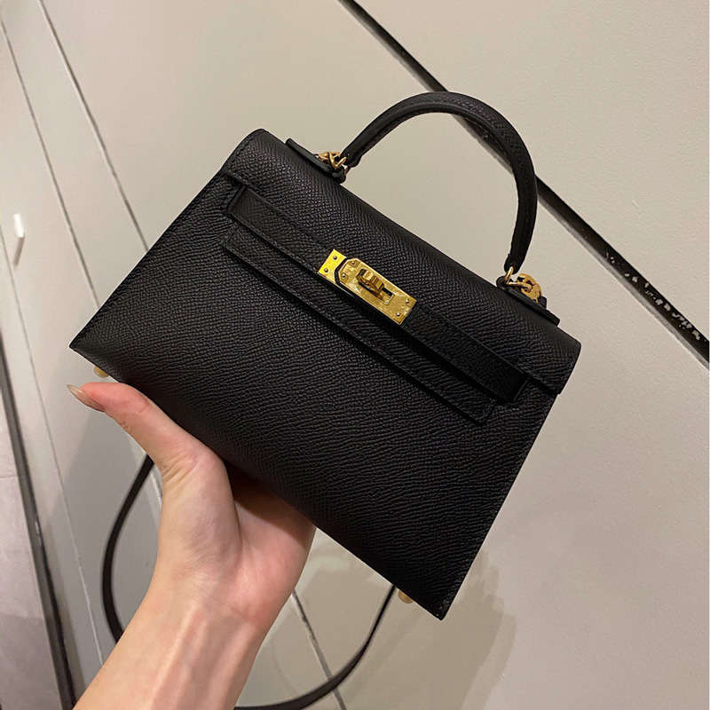 Dropshipping Fashion Versatile Handbag Kelly Bag 2022 Autumn and Winter Single Shoulder Crossbody Platinum Bag Underarm Bag Hand Carry