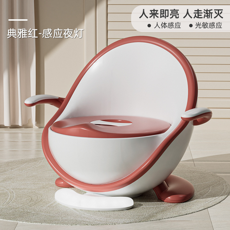 Orinal para niños, orinal para bebés, orinal para entrenamiento de ir al baño para niños y niñas, asiento de inodoro para niños de 0 a 3 años, orinal de PP, modelo mejorado
