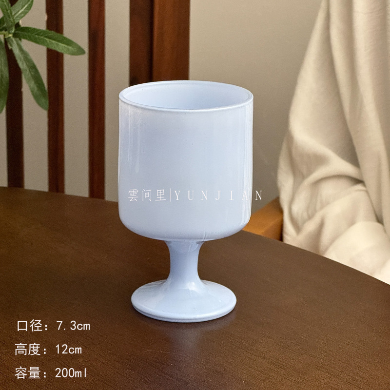 レトロな高見えインハイガラスカップ、アンティークスタイルのコーヒーカップ、ウォーターカップ、ドリンク、高級ジュースカップ、ヨーロピアンスタイル|undefined
