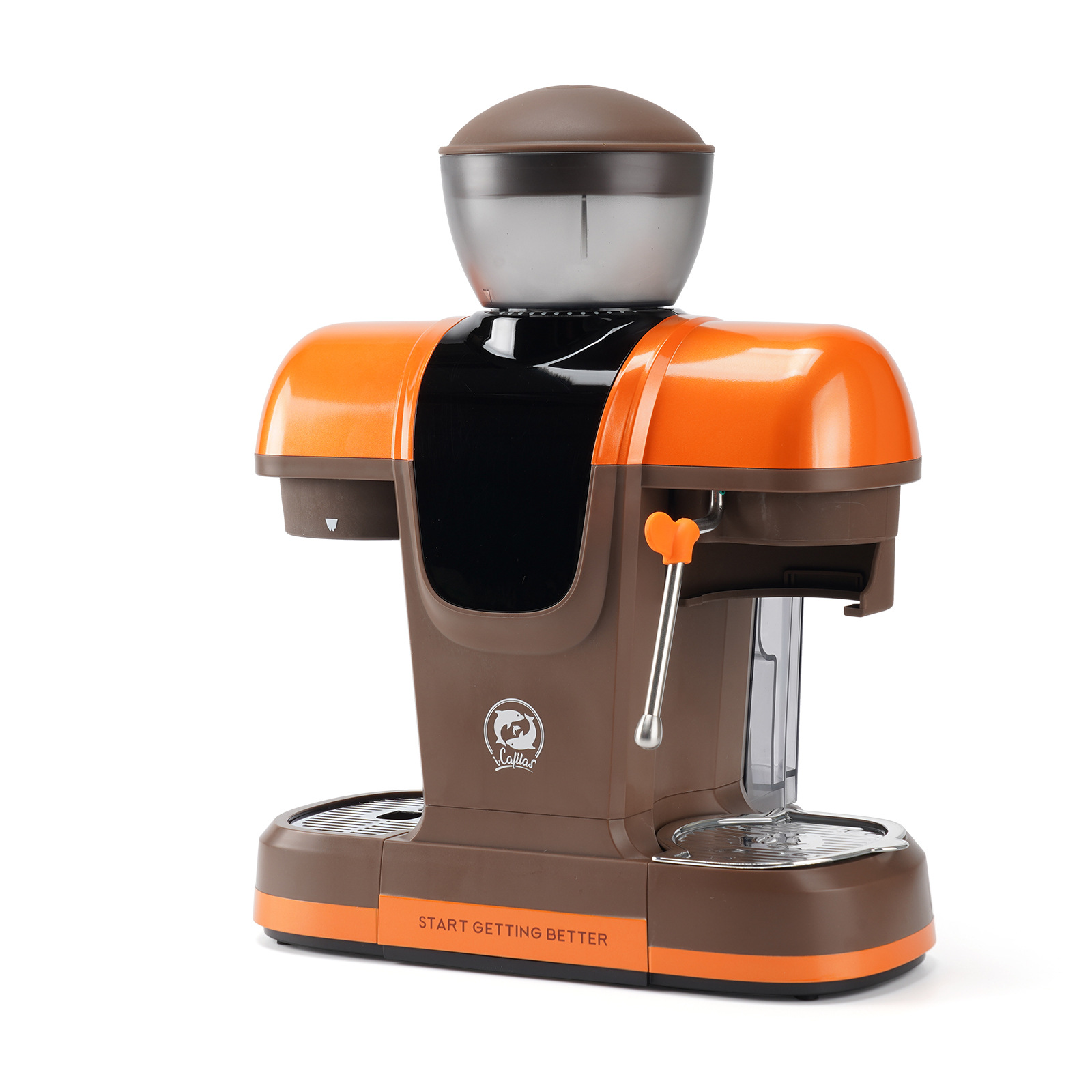 Máquina de café italiana semiautomática integrada de molienda máquina de café italiana de extracción a alta presión doméstica máquina de café de molienda italiana concentrada image 6