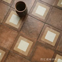 Средневековый стиль, ретро матовый коричневый кирпич, ресторан, магазин B&B, нескользящая напольная плитка, плитка для ресторана с кофе, молоком и чаем