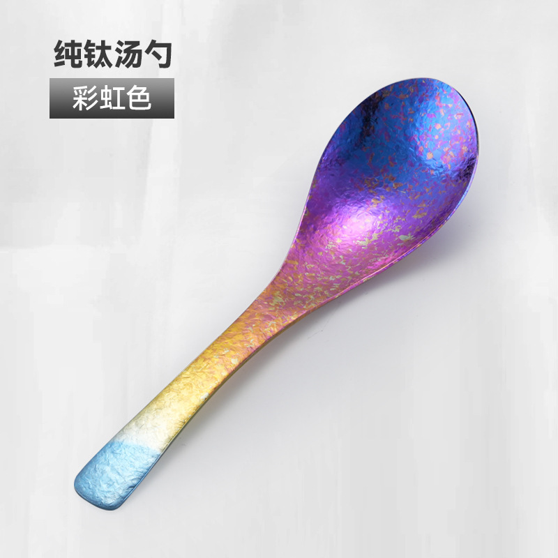 家庭用純チタン折り畳みスプーンフォーク箸セットキャンプ携帯型チタン食器スプーンフォークチタン合金箸スプーンフォーク|undefined