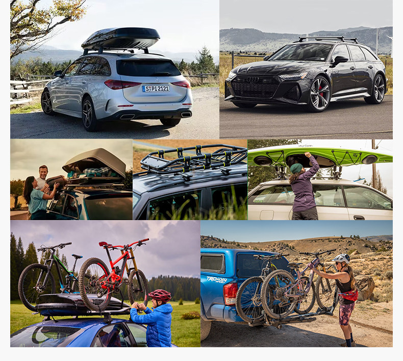 Weipa Overzone Collaboration Car Roof Luggage Box, In-Car Travel Box, Fishing Rod Box, Recessed Ultra-Thin Ultra-Low Design