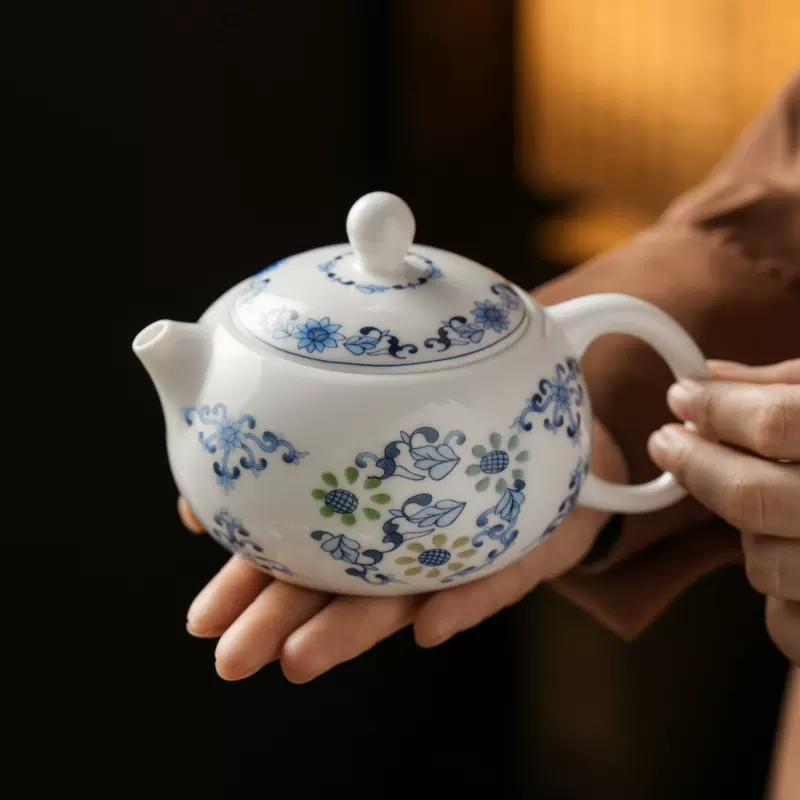 玲珑泡茶壶家用单壶功夫茶具壶简约大气泡茶壶办公室泡茶壶