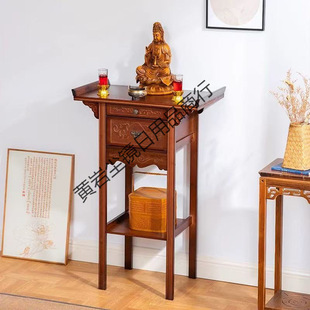 Simple Modern Altar Table for Home Use, Offering Table, Buddha Table, New Chinese Style Buddha Altar, Shrine, Buddhist Niche