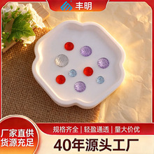 圆形平底满天星亚克力钻 DIY磁扣丝巾扣饰品配件 支持拿样打样