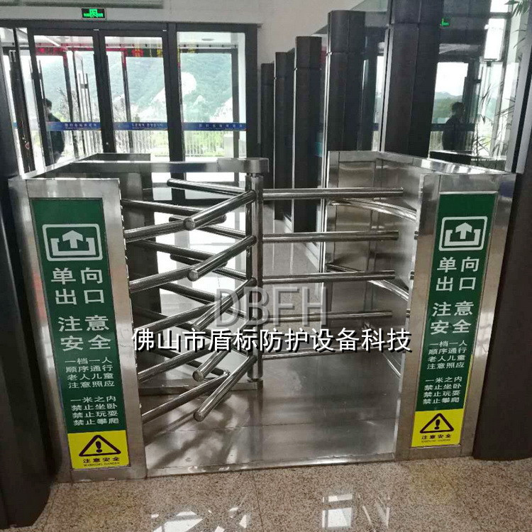 厂家供应半高旋转门十字转闸小区不锈钢转闸梳状旋转闸单向门厂家