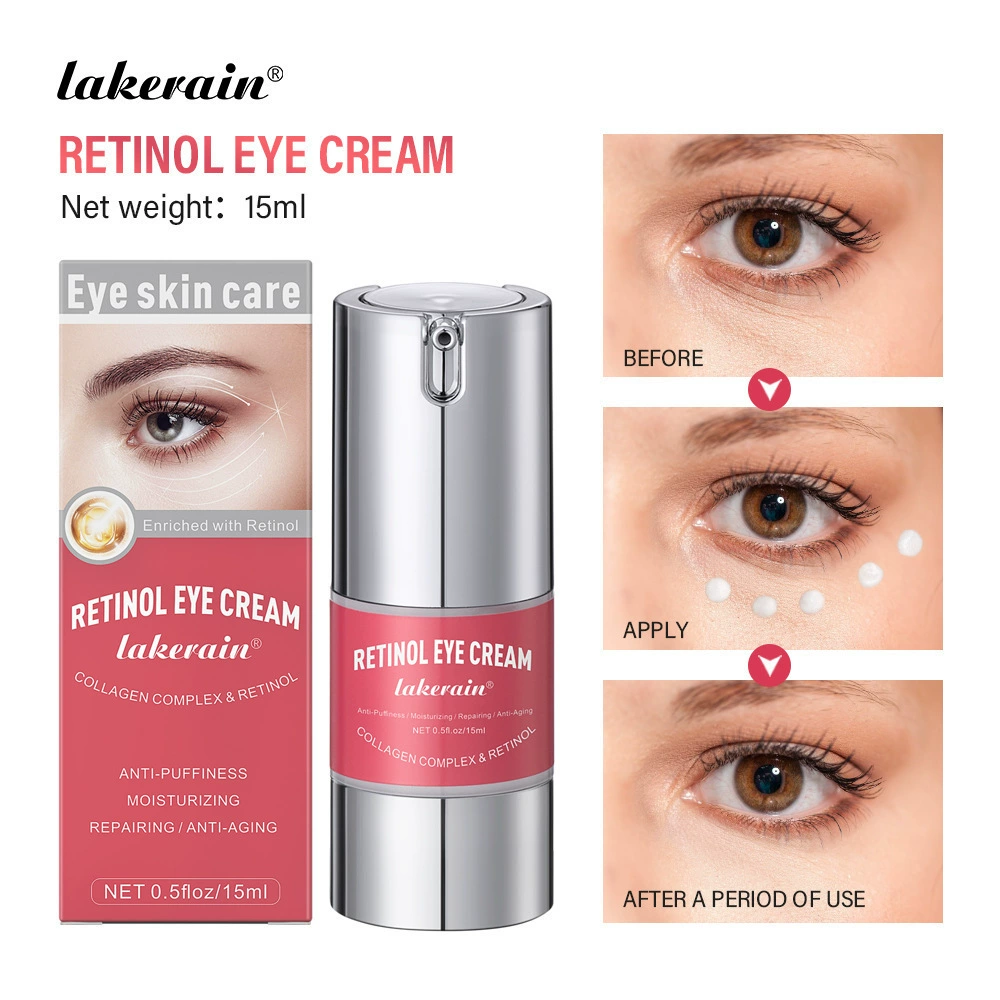 Lakerain Retinol Eye Cream Трансграничный специальный крем для ухода за глазами для увлажняющего светового рисунка