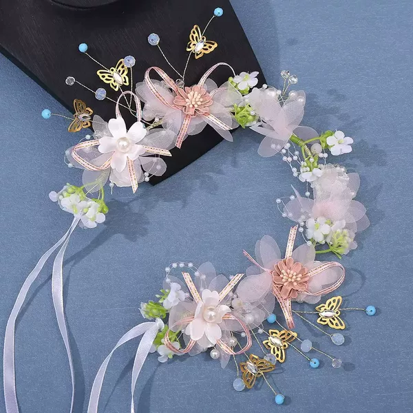 2023 New Super Fairy Forest Smart Flower Headband Garland Original Wedding Bridal Headwear Wedding Dress Hair Accessories
