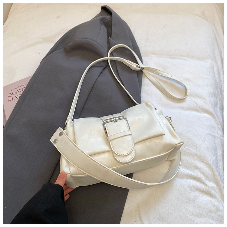 estilo coreano simple relajado hombro brazo bolsas de estilo de estilo de estilo de transporte 2026 primavera nuevo bolsas de almohada diarias image 10