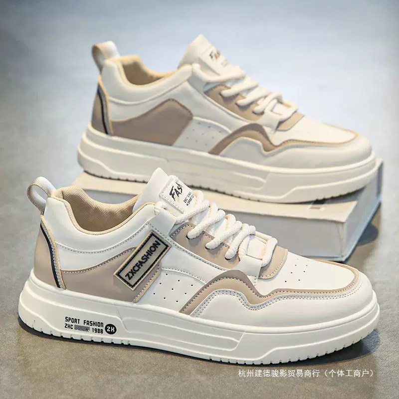 Обувь, летние дышащие белые кроссовки для спорта, универсальные кроссовки в тренде, осень, корейский стиль