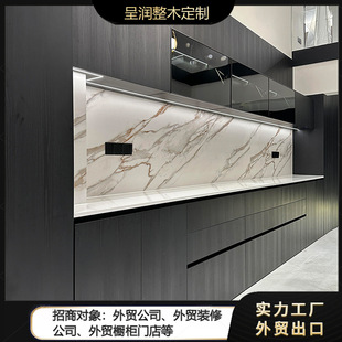 Modern Simple Style Kitchen Cabinet Kitchen cabinets Outlet Open Cabinet Custom Kitchen Integral Cabinet