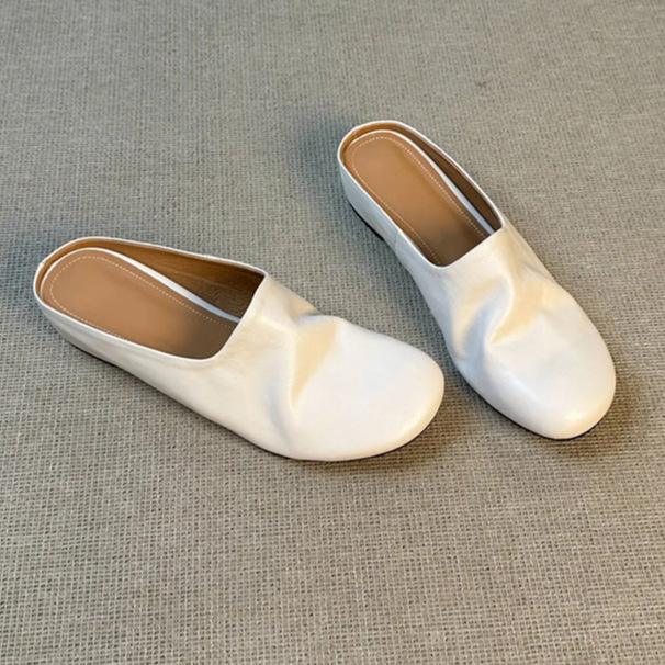 2026 Trendy Fashion Korean-Style Simple Mules for Women Slip-On Lazy Half-Slippers Height-Increasing Closed-Toe Sandals 2026 Trendy Fashion Korean-Style Simple Mules for Women Slip-On Lazy Half-Slippers Height-Increasing Closed-Toe Sandals