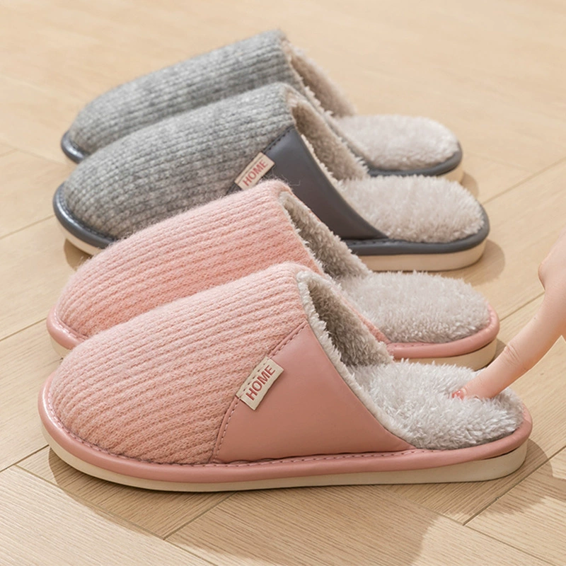 Весенние и осенние хлопковые тапочки Cixi Four Seasons, зимние женские домашние тапочки из хлопка и льна, нескользящие теплые льняные пары для мужчин