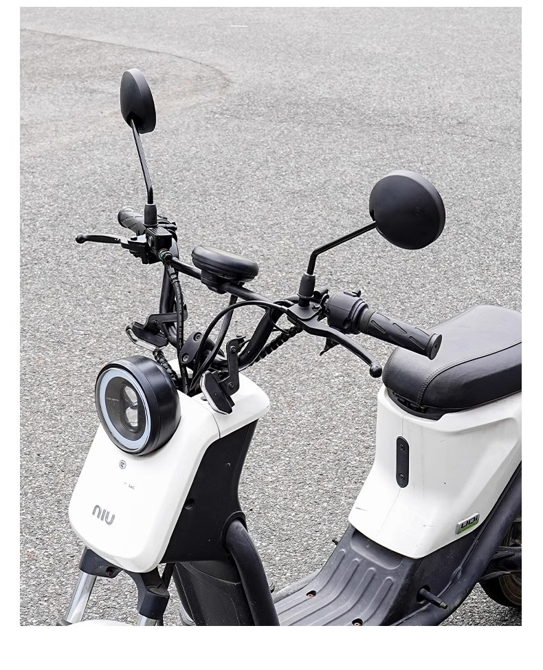 Rearview Mirror for Niu Electric Scooters Uqi/Nqi/F200/B200, Universal Replacement Mirror for All Models