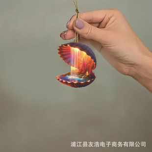 Hot cross-border acrylic pendant ornaments, portable carry-on small pendant, suitable for multi-occasion use