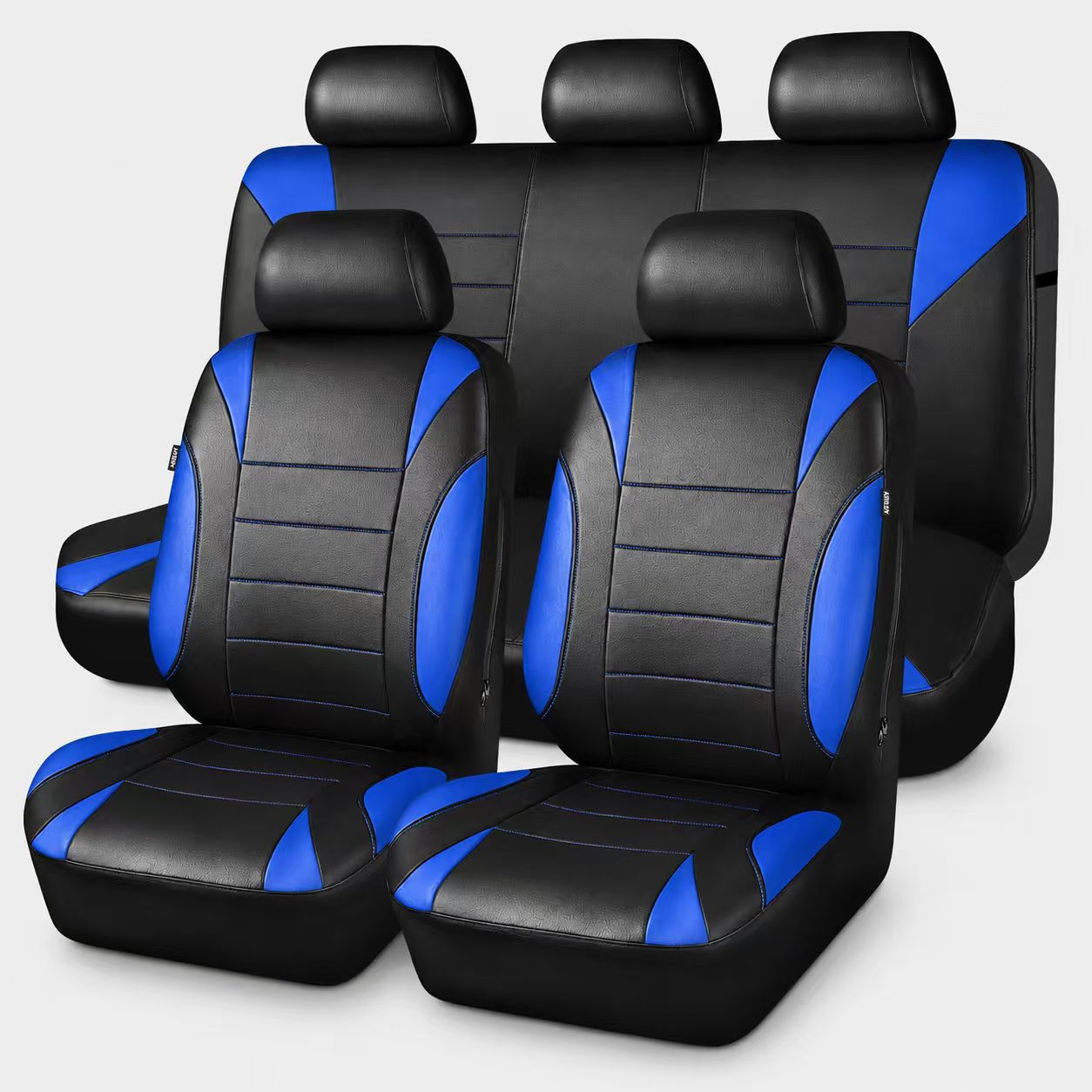 Cross-border foreign trade universal car seat covers 9-piece set with waistline design PU seat covers for Wish, AliExpress, eBay, full coverage