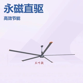 深宏远永磁变频工业排风扇高大空间强力换气节能低噪音车间排风扇