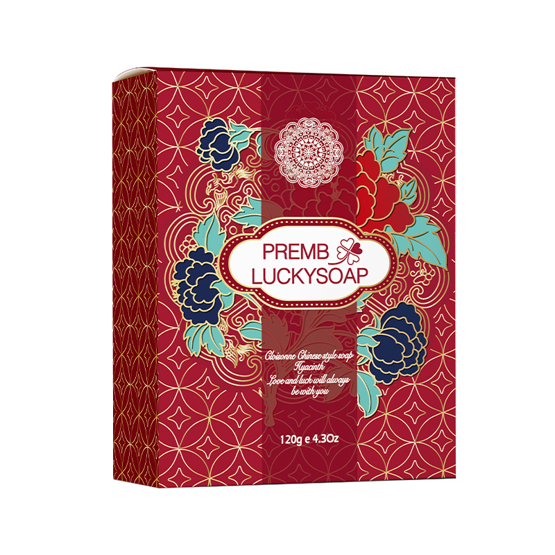 Cloisonne Soap 120g Chinese Style Wedding Banquet Handmade Soap Souvenir Wedding Soap Processing Wholesale Factory