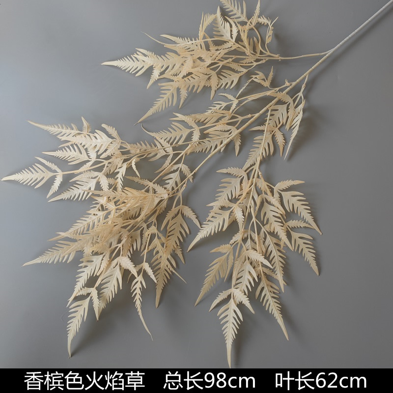 シャンパン色の結婚式の花の花の花の材料の結婚祝いの装飾の花の講堂の装飾の花のプラスチックの花の道は花の造花を導いています。|undefined