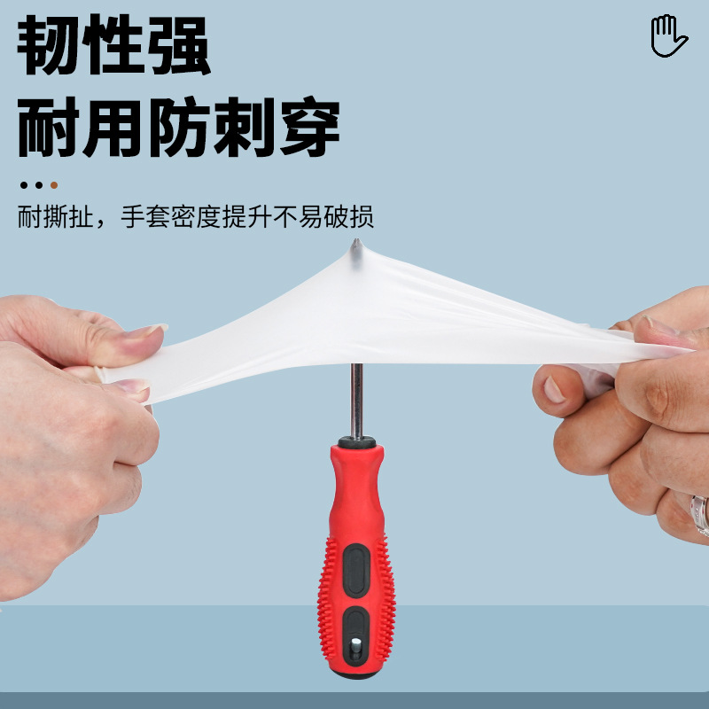 Guantes de pvc desechables de Yingke al por mayor, alimentos de calidad, limpieza de tareas domésticas, lavado de platos, impermeable, a prueba de aceite, antideslizante y antiadherente