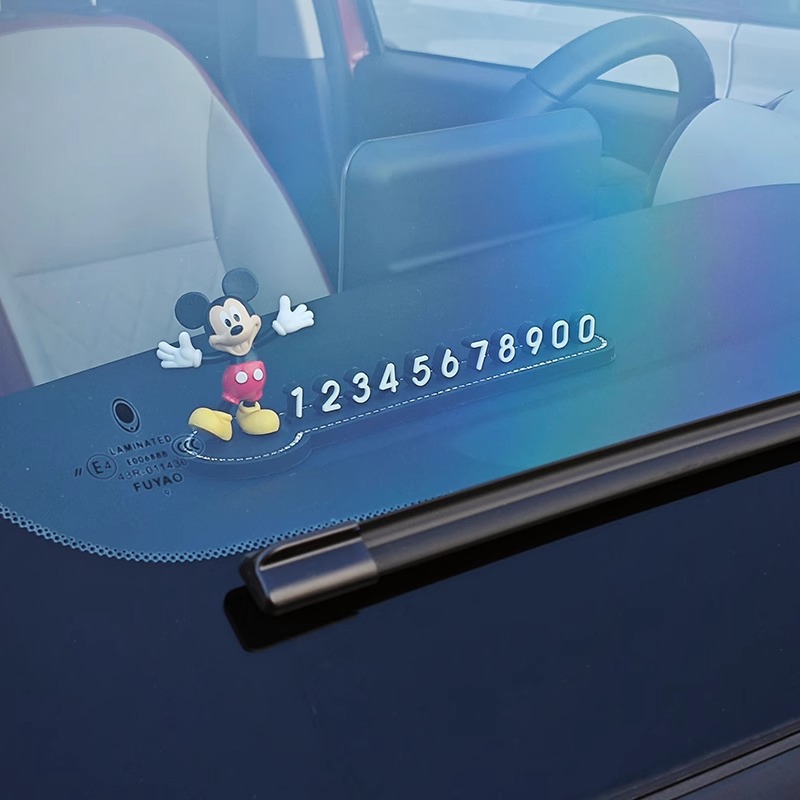 Tarjeta de teléfono de estacionamiento temporal, transferencia de automóvil, teléfono móvil digital para damas, número de teléfono móvil digital en el automóvil, número de automóvil móvil creativo en el automóvil