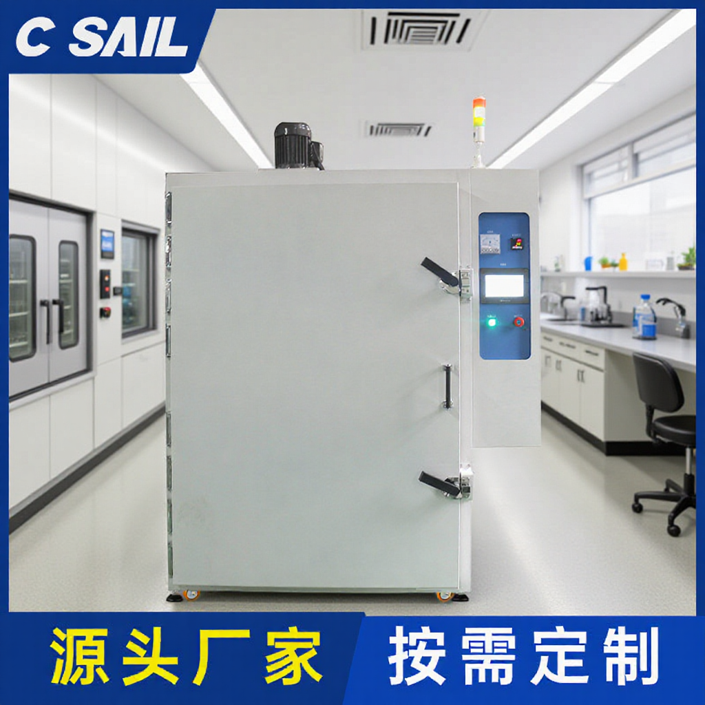 湖北心海销售薄膜卷材热风循环真空箱电池材料真空干燥箱可控湿度