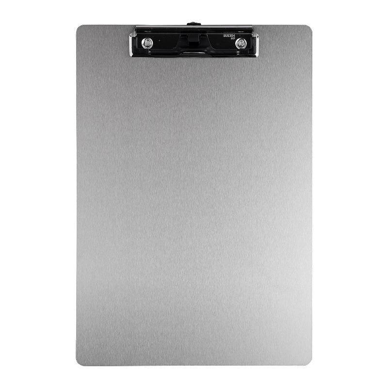 Carpeta de acero inoxidable A4A5 portapapeles