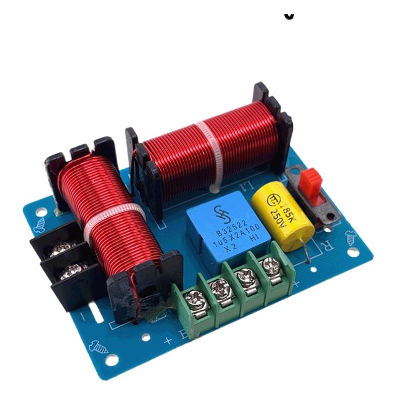Divisor de frecuencia de alta escuela baja de tres vías de alta fidelidad de audio para el hogar Modificación de actualización Crossov divisor