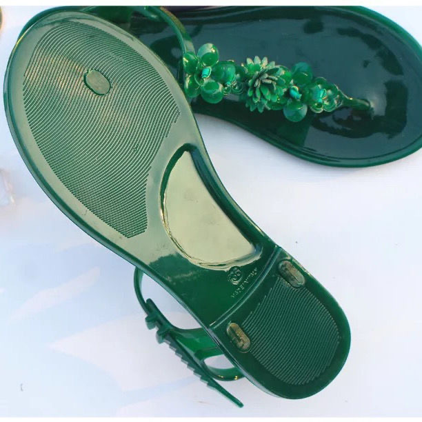 Quality Shoes Summer And T-strap New Sandals Women, Fashionable Casual Flat Floral Flat-heeled Flip-flops For Daily_vogvips.com