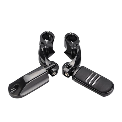 Motorcycle pedals King Street Glide Modified - 1-pedal-black-large-pedal-ring-black