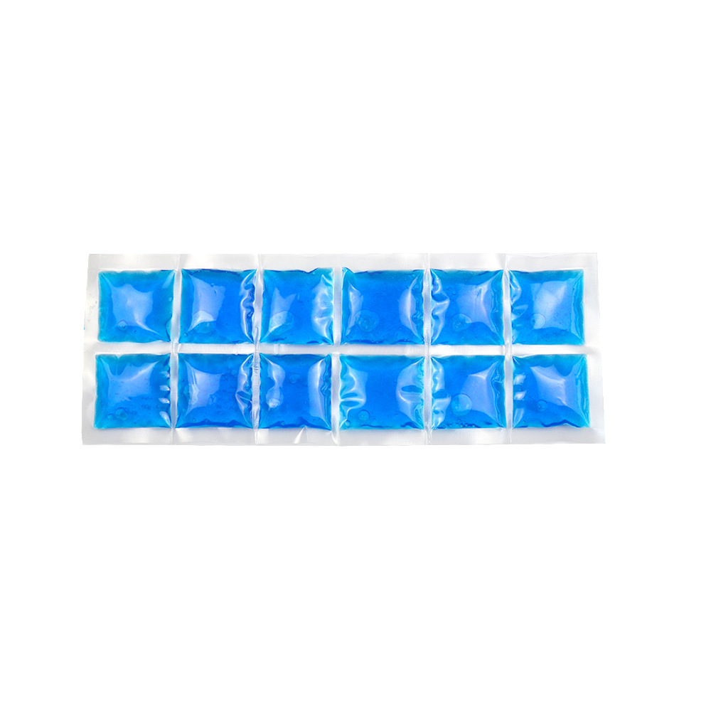 Bolsa de hielo reutilizable de gel de celosía congelada de alimentos frescos transporte refrigerante de refrigeración de almacenamiento fresco camping portátil image 6